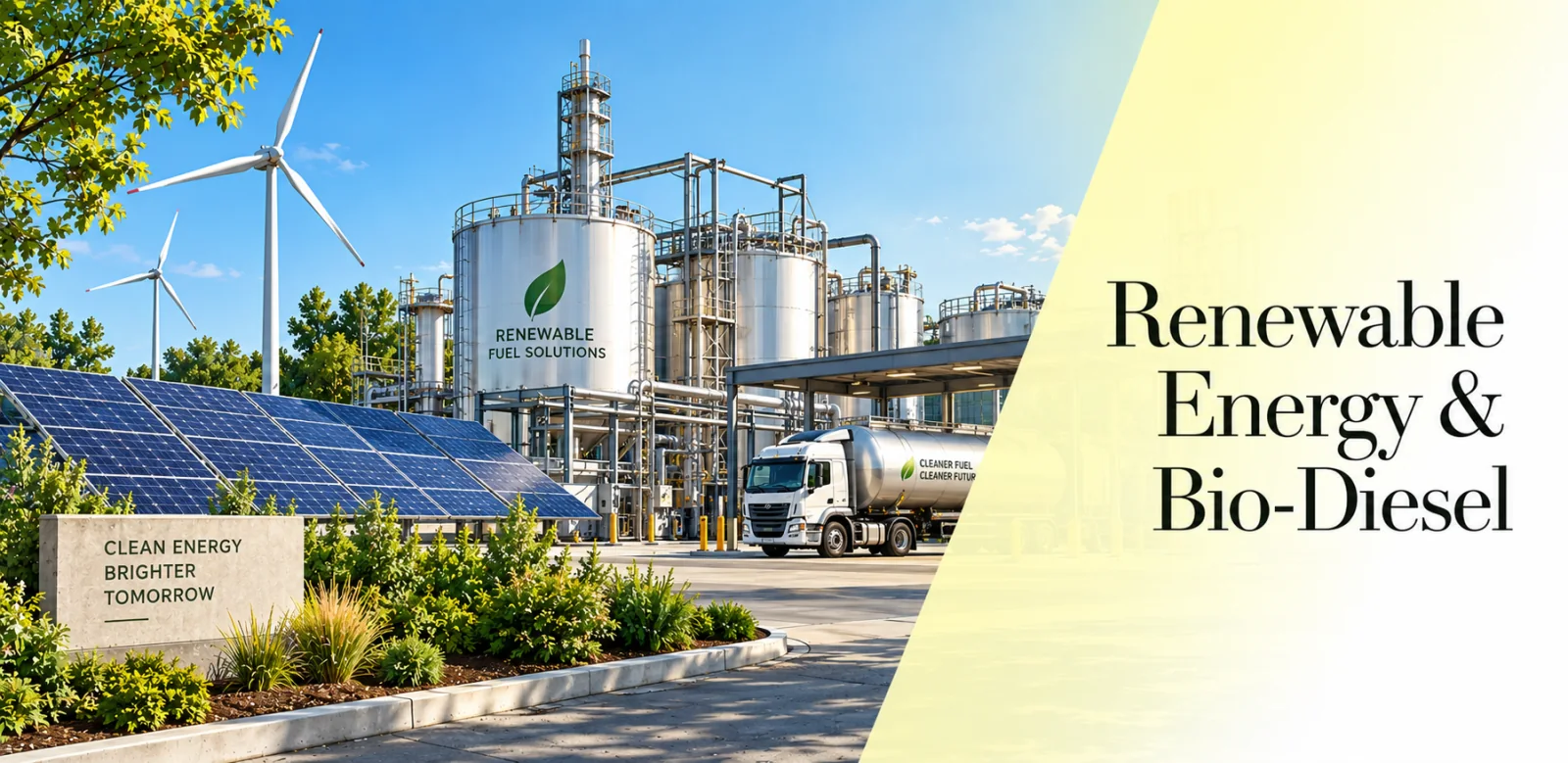 Renewable energy and biodiesel