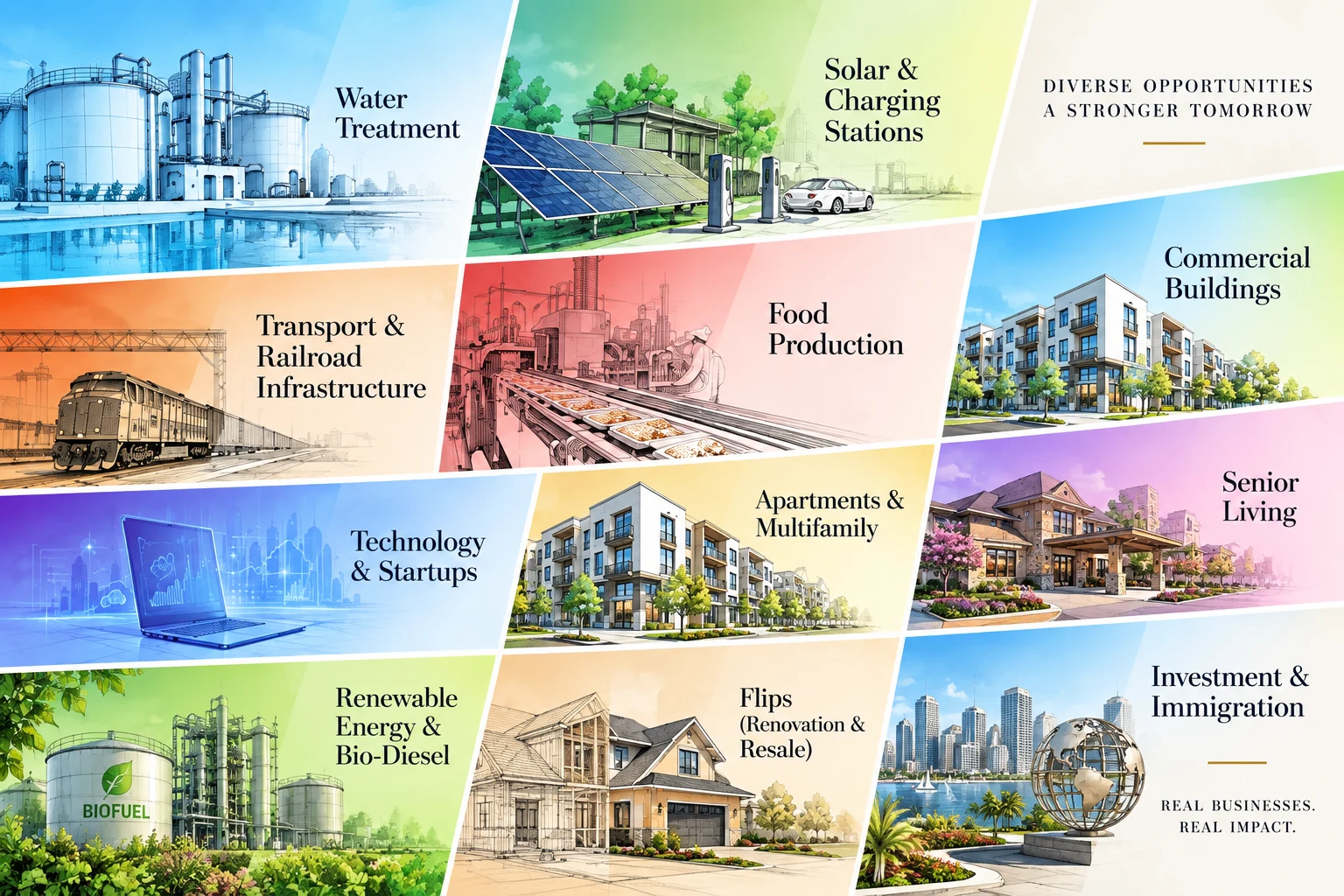 Global Investing opportunity sectors